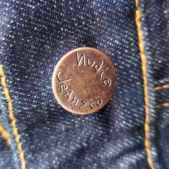 New Nudie Jeans Denim Pants Steady Eddie II Dry True Made in Italy W29 L32, W28 - Picture 16 of 16